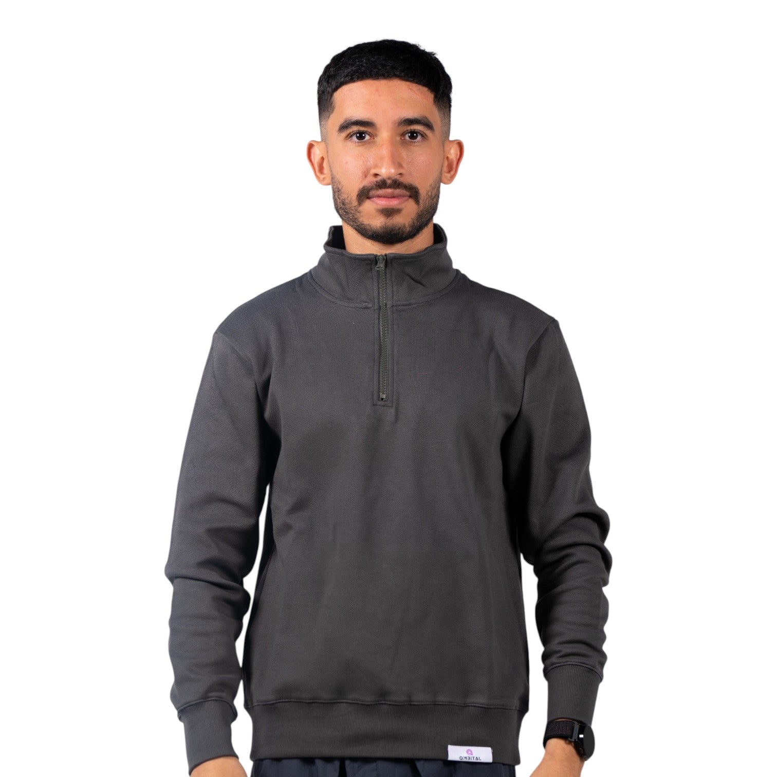 QMbital Solid Long Sleeves Sweatshirt