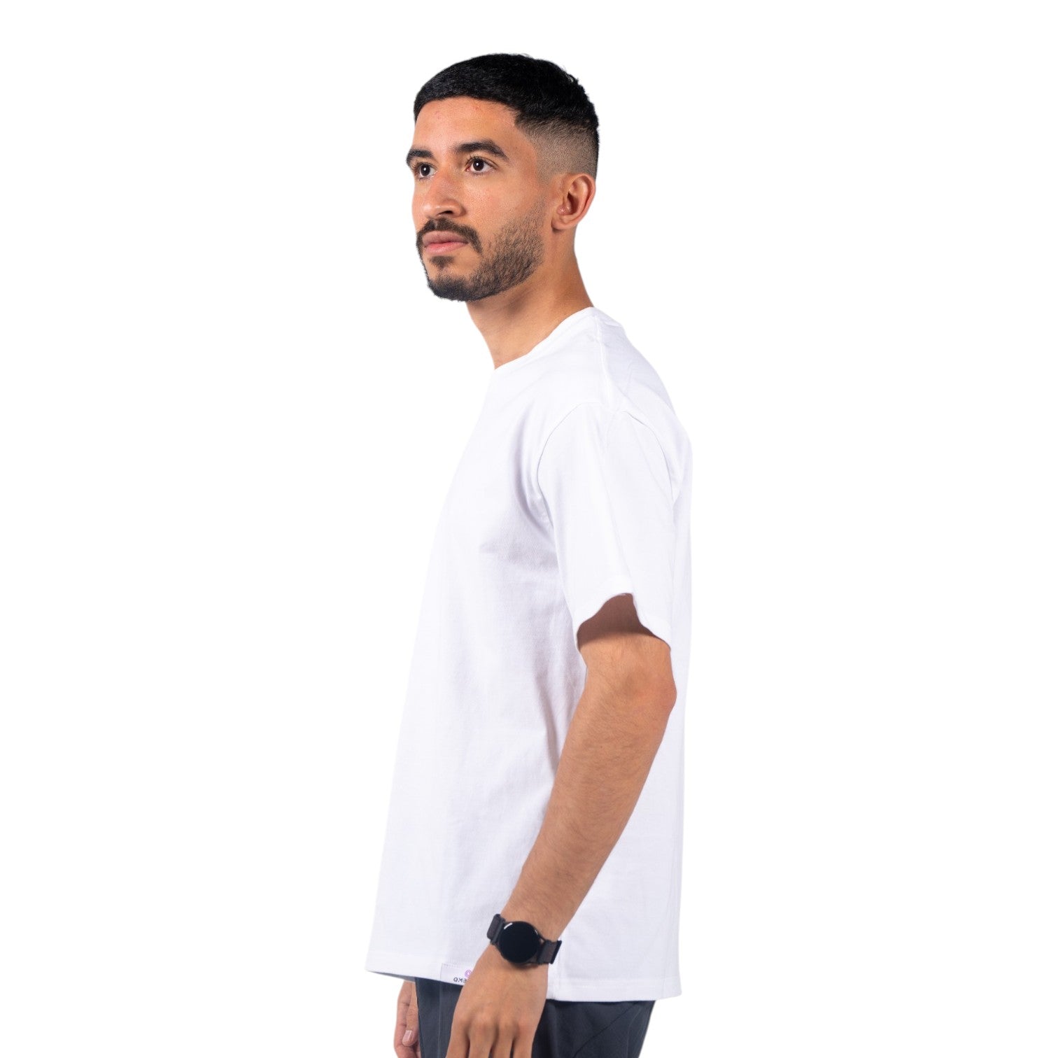 QMbital T-shirt Drop Shoulder Short Sleeve
