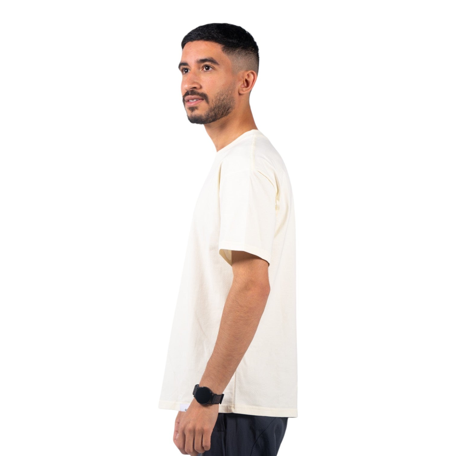 QMbital T-shirt Drop Shoulder Short Sleeve