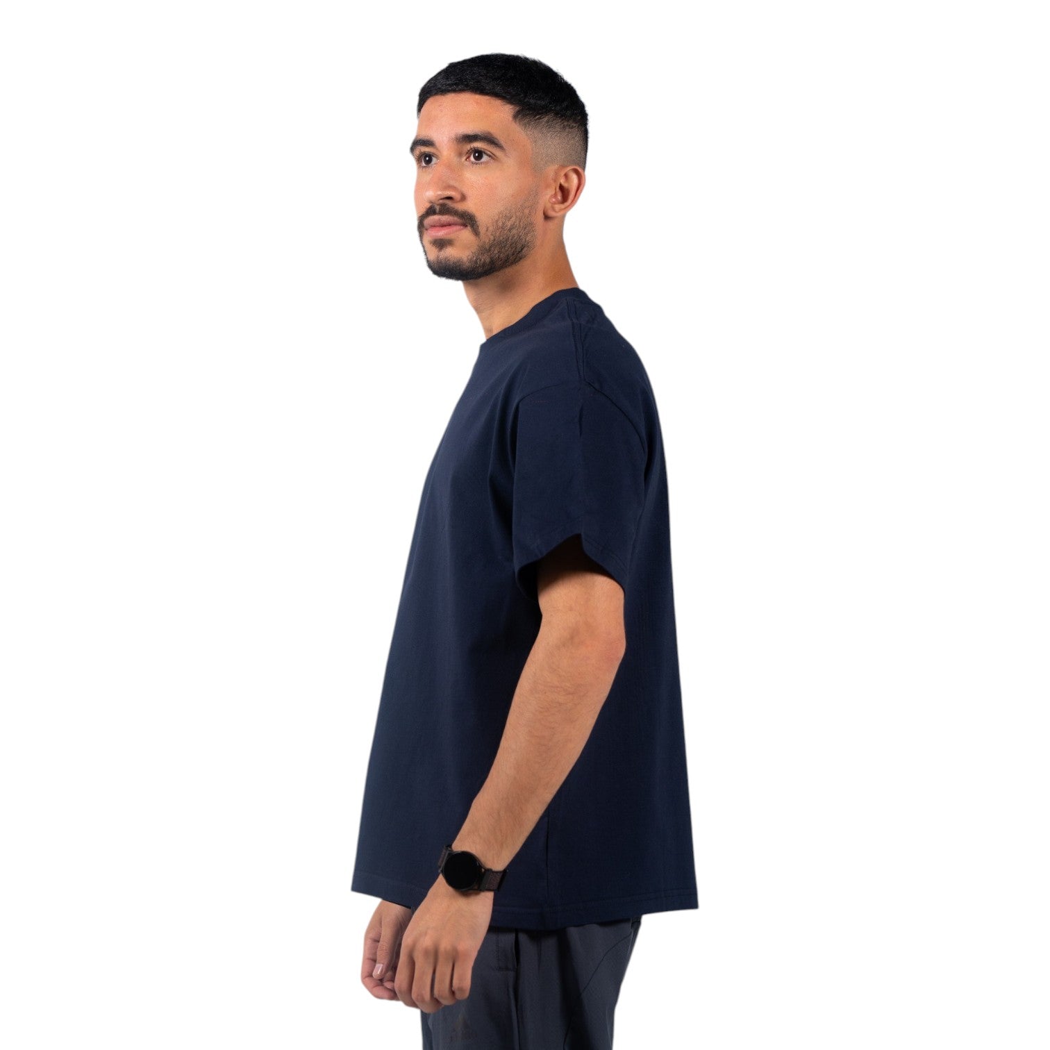 QMbital T-shirt Drop Shoulder Short Sleeve