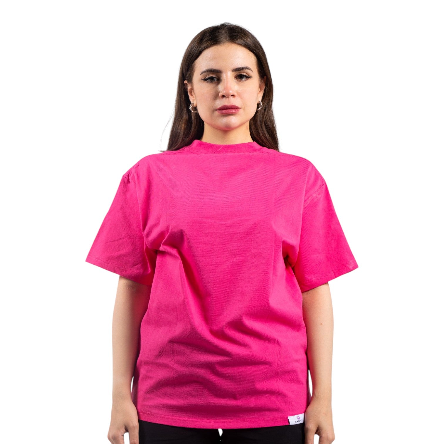 QMbital T-shirt Drop Shoulder Short Sleeve